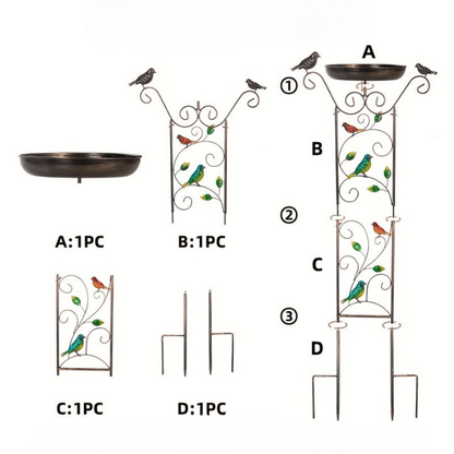 Baignoire pour Oiseaux Originale Montable