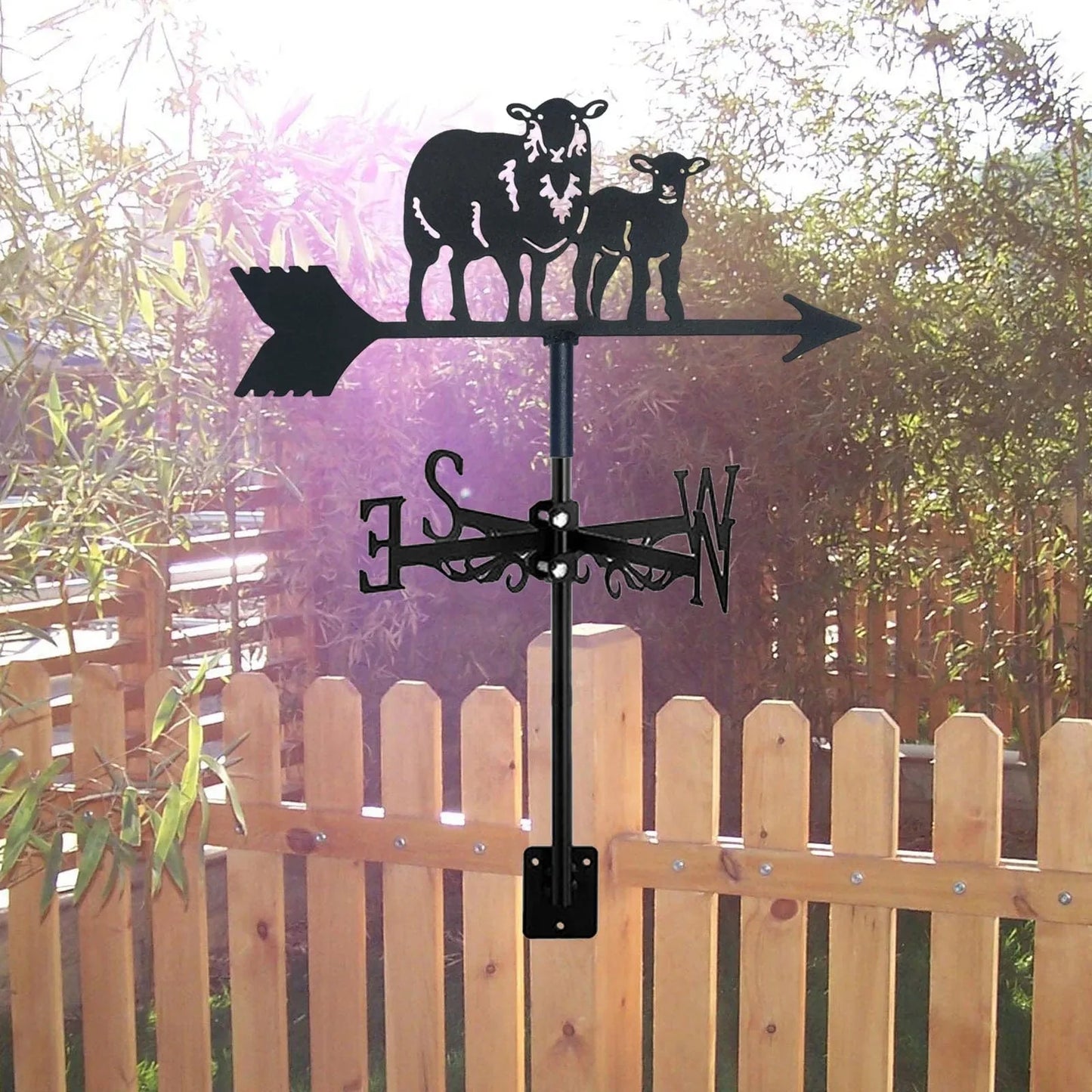 Girouette Artistique en Forme de Mouton