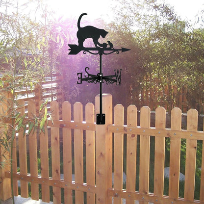 Girouette Charme Artistique Chat et Souris