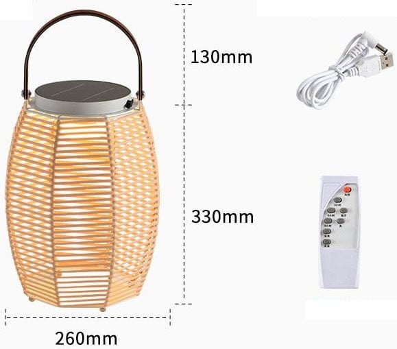 Lampe Solaire Jardin Haut de Gamme Portative