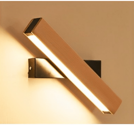 Applique murale Rotative en Bois Massif