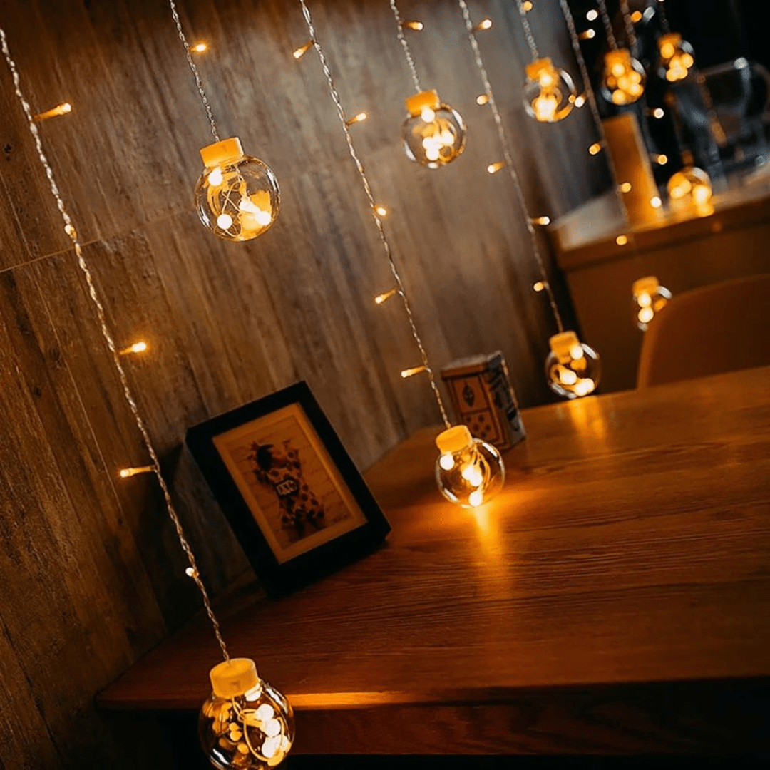 Guirlande Solaire LED Boule Éclatante Féerie