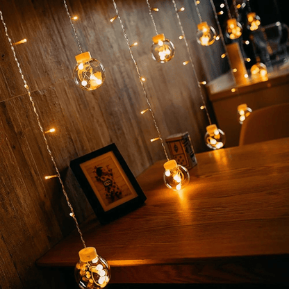 Guirlande Solaire LED Boule Éclatante Féerie