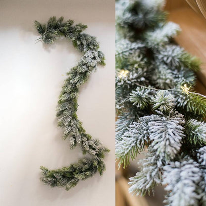 Guirlande Enchantée Plantes de Noël Couronne