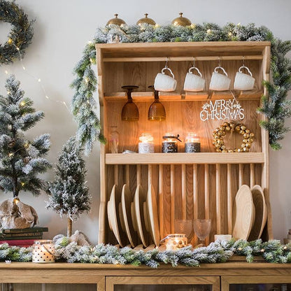 Guirlande Enchantée Plantes de Noël Couronne