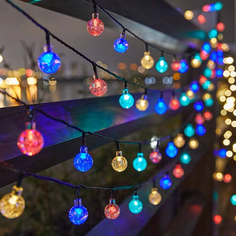 Guirlande Solaire Ampoule Scintillante LED