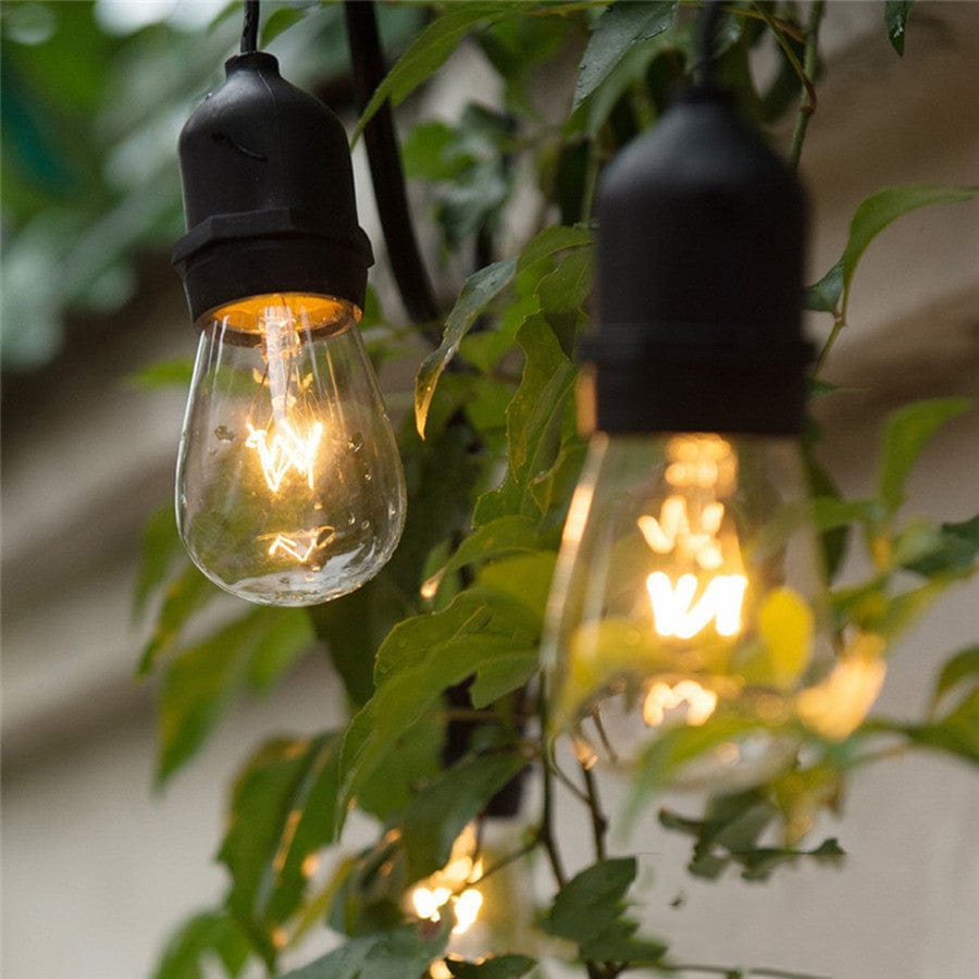 Guirlandes Lumineuse Solaire Extérieur Style Rétro