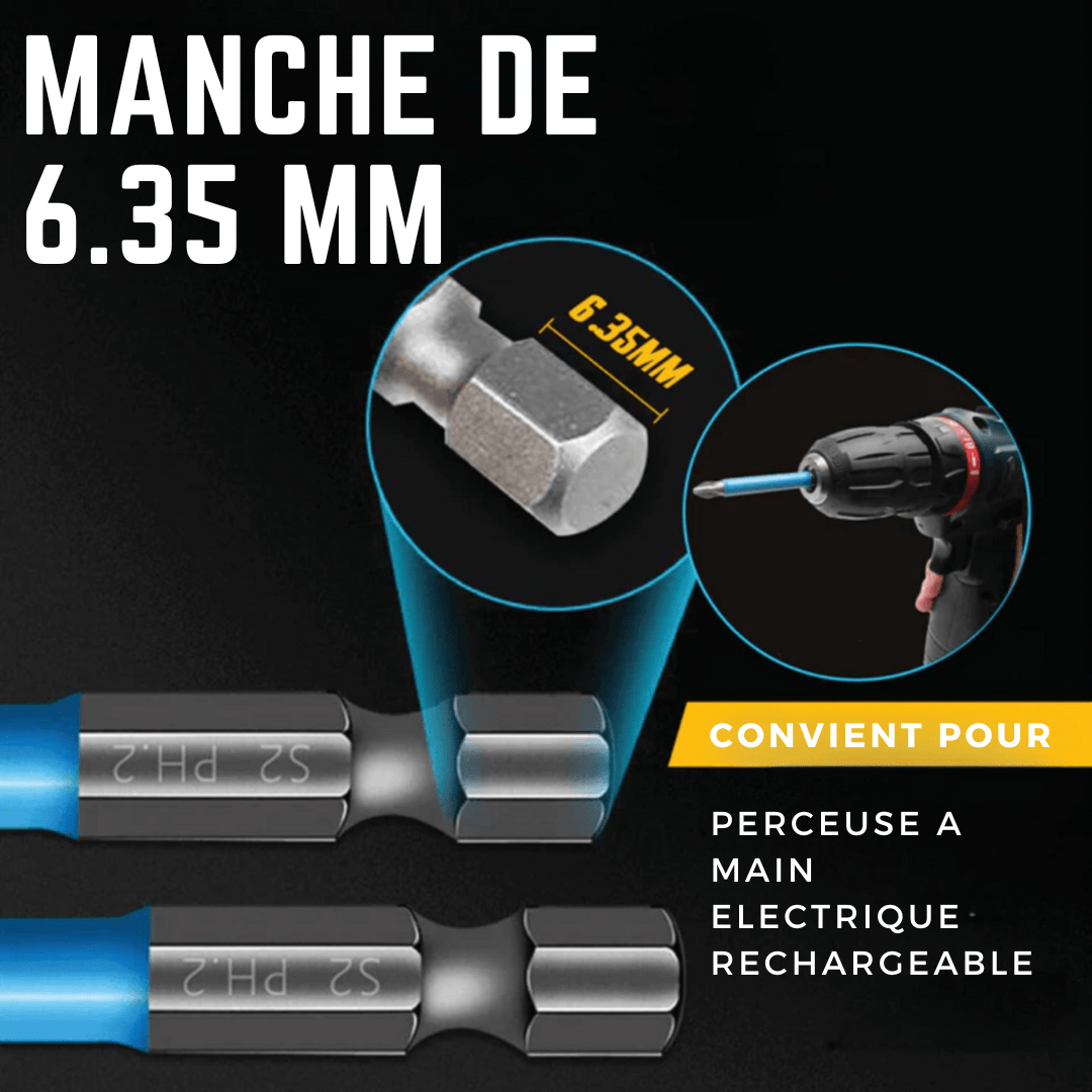 Kit d'Embouts de Visseuse Haute Performance