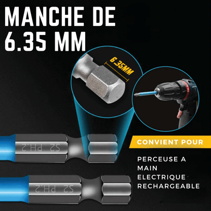 Kit d'Embouts de Visseuse Haute Performance