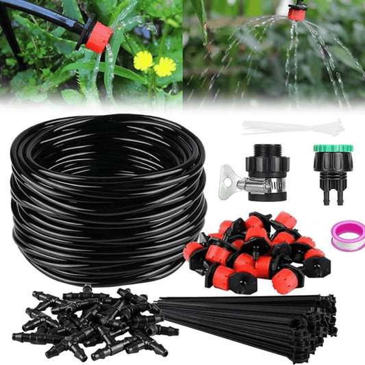 Kit d'Irrigation Goutte à Goutte Automatique pour Jardin (+Goutteurs Offerts)
