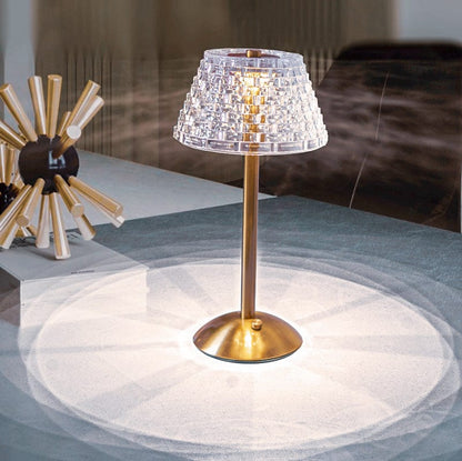 Lampe de chevet Rétro effet Cristal