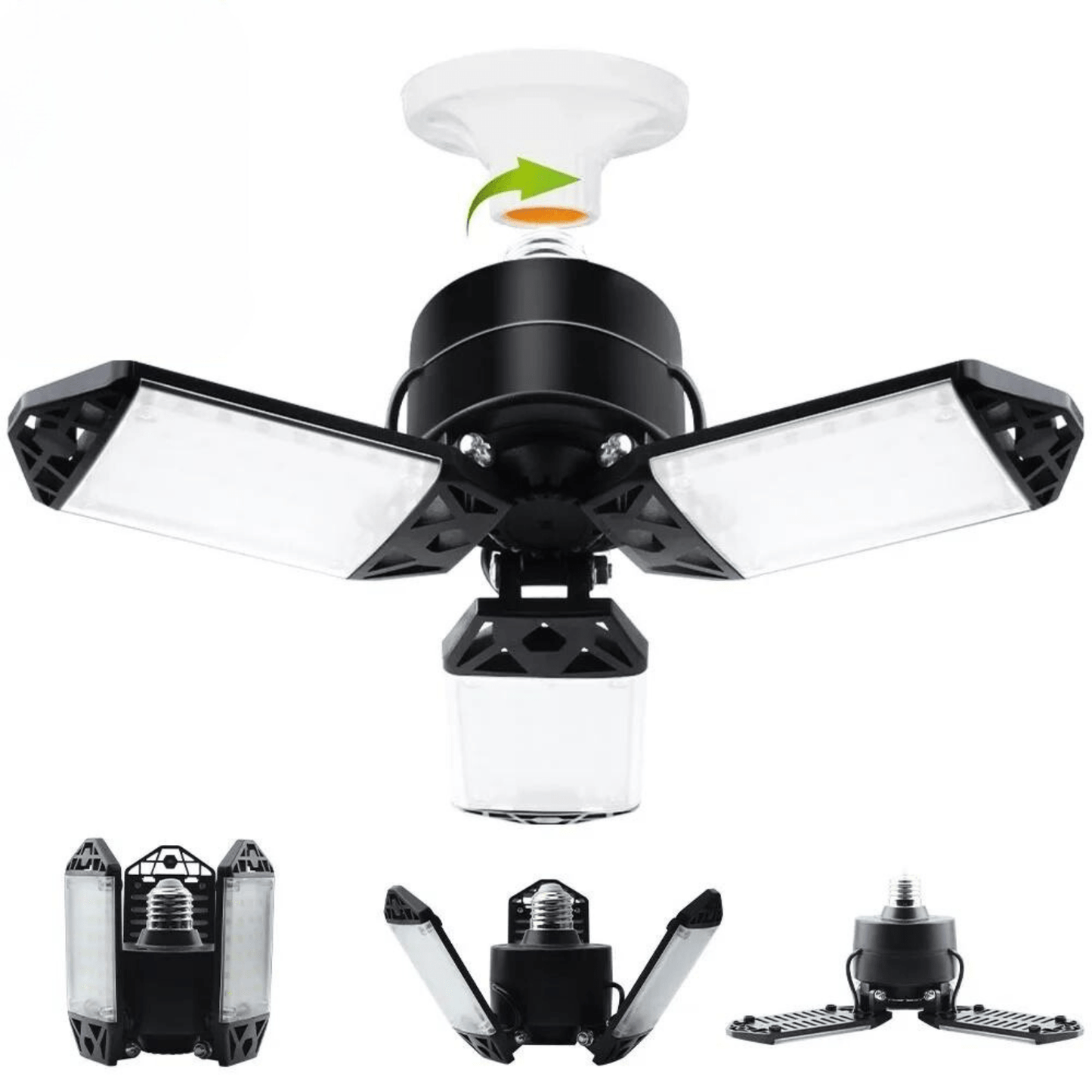 Lampe de Garage Orientable Ultra-Lumineuse