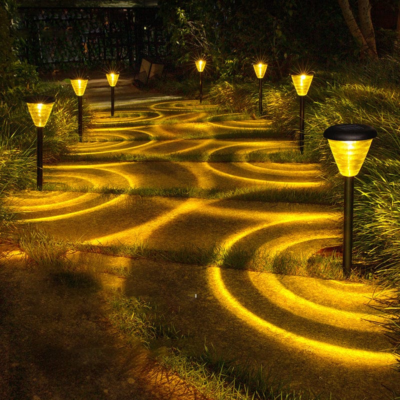 Lampe de Jardin Solaire Multicolore 8LED