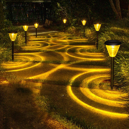 Lampe de Jardin Solaire Multicolore 8LED