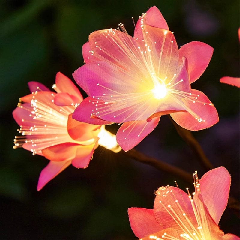 Lampe Solaire Fleurie Éclatante