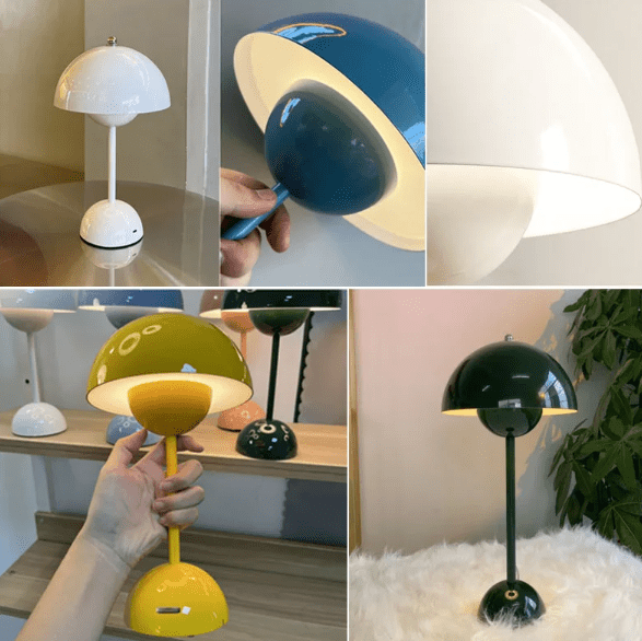 Lampe de Table Sans Fil Florale Enchantée