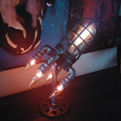 Lampe-fusée Steampunk