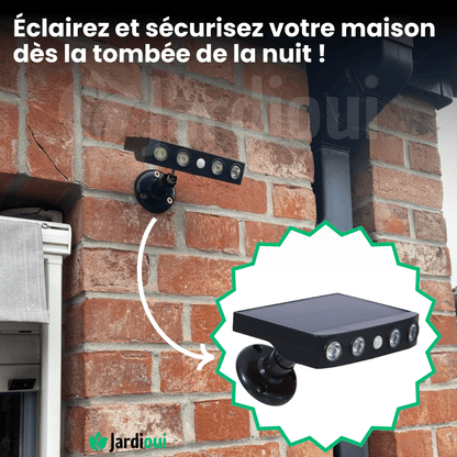 Lampe murale solaire Puissante à détecteur de mouvements