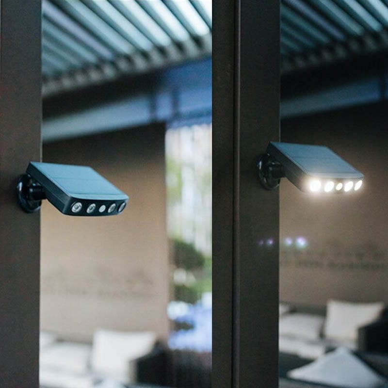 Lampe murale solaire Puissante à détecteur de mouvements