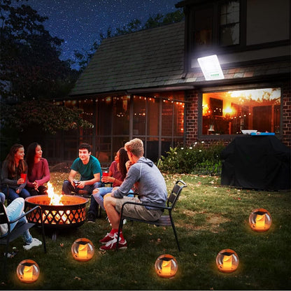 Lampe Solaire Flottante pour Piscine Originale "Bougie" (Lot de 2)