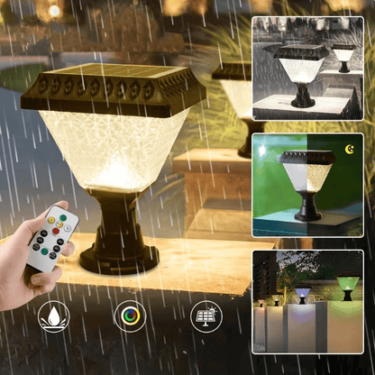 Lampe à Poser Solaire Multicolore Télécommande