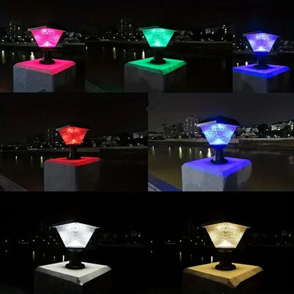 Lampe à Poser Solaire Multicolore Télécommande