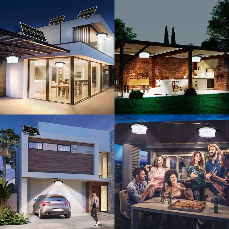 Lampe Solaire Suspendue Ultra-Résistante