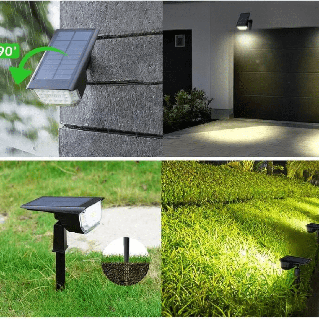 Lampes Extérieures Solaires LED Éco-Performantes Résistantes