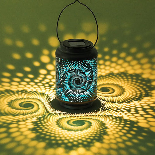 Lanterne Solaire Extérieur à Effet Tourbillon SolarCyclone™