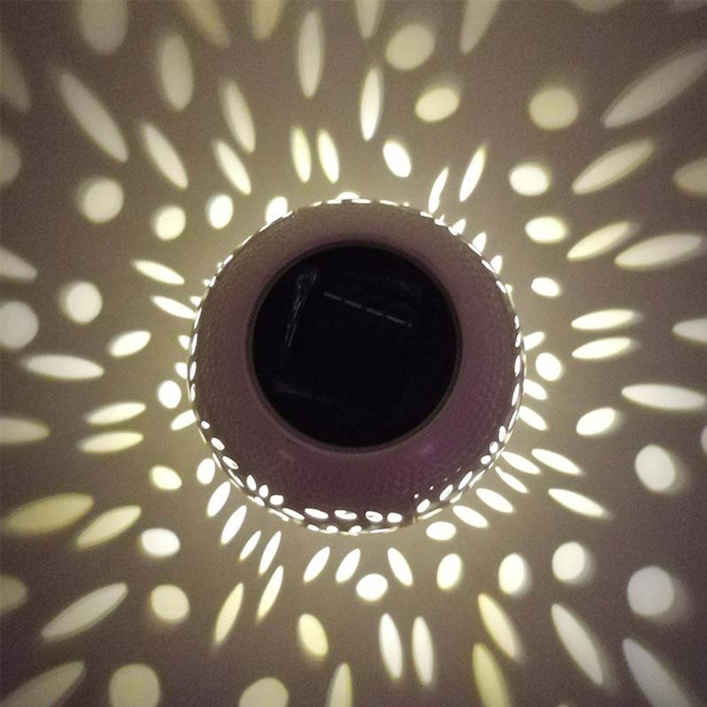 Lanterne Solaire d'Extérieur Effet Flamme Dansante