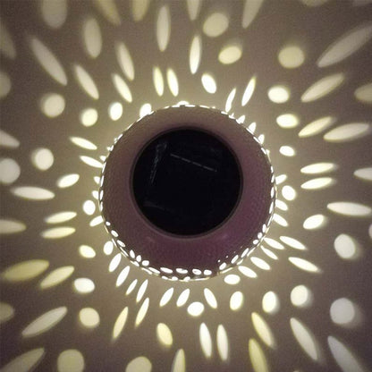 Lanterne Solaire d'Extérieur Effet Flamme Dansante