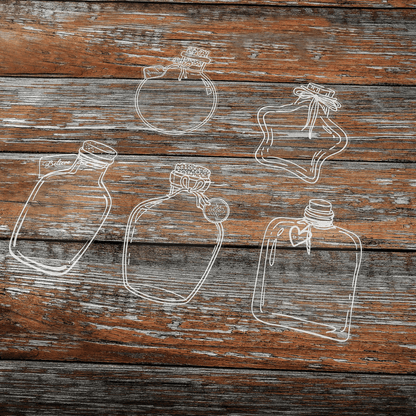 Marque-pages Transparents Floraux Artistiques (Lot de 20 + 10 Offerts)