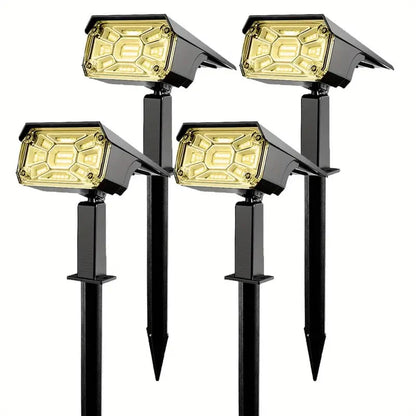 Lampes Solaires LED d'Extérieur Étanches Design Élégant