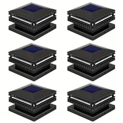 Spot LED Extérieur Solaire Tamisé pour Poteaux (Lot de 2)