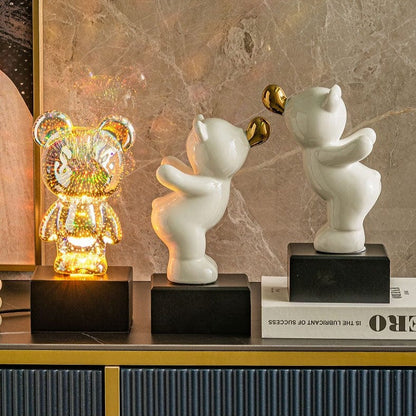 LumiOurson - Lampe-ourson à effets Feu d'Artifice