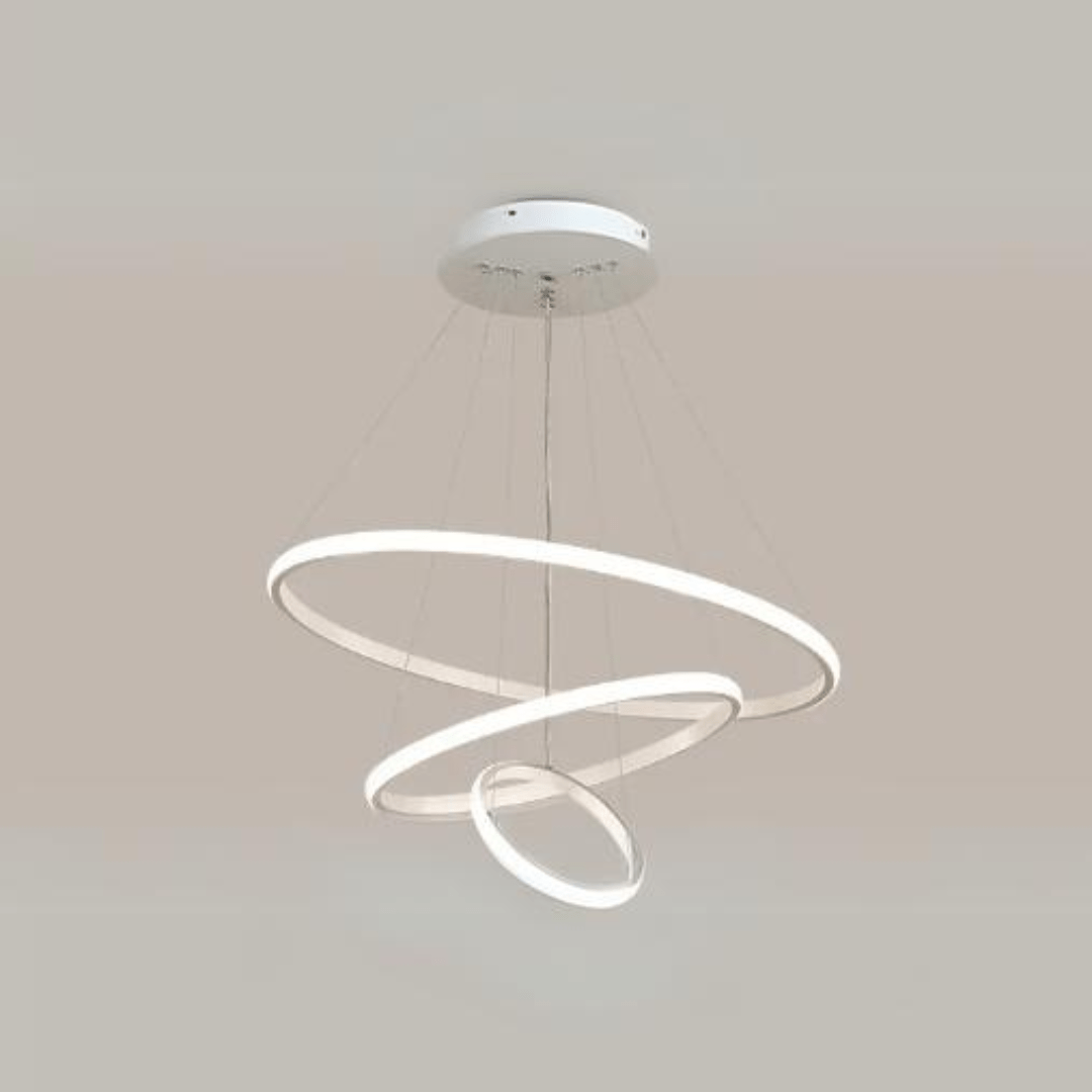Lustre Design Blanc Moderne pour Salon