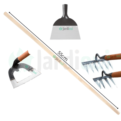 Manche Jardioui en Bois Soigneusement Poncé