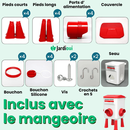 Mangeoire et Abreuvoir Poule Automatique