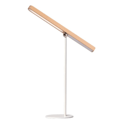 Lampe de Bureau Rechargeable en Bois