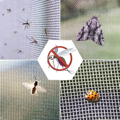 Moustiquaire Magnétique Ajustable à Ouverture Latérale pour Porte