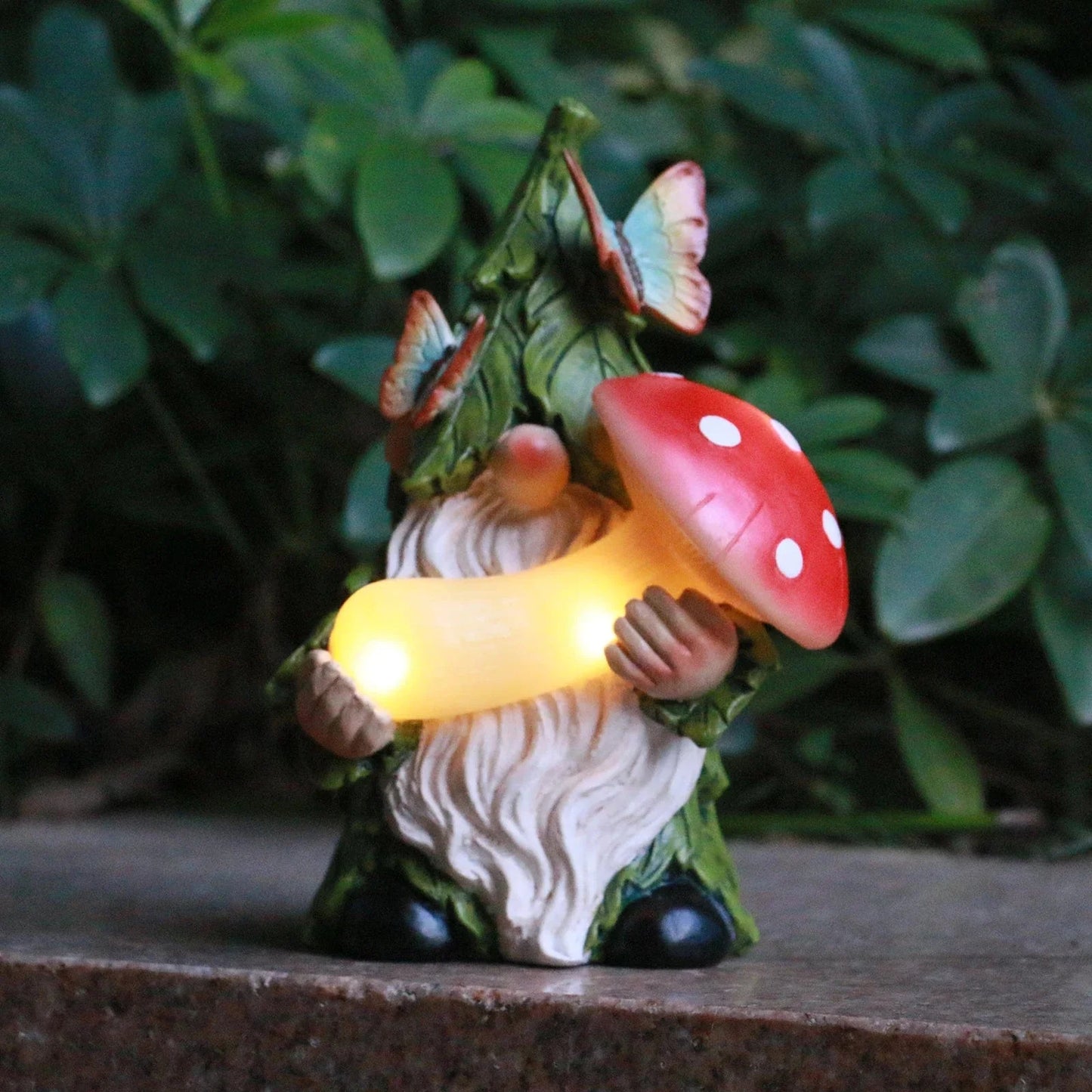 Nain de Jardin Champignon Solaire Enchanté