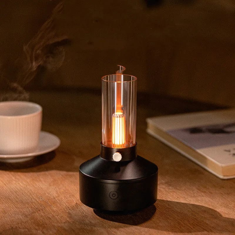 Diffuseur d'Arômes Lumineux Rétro Élégant