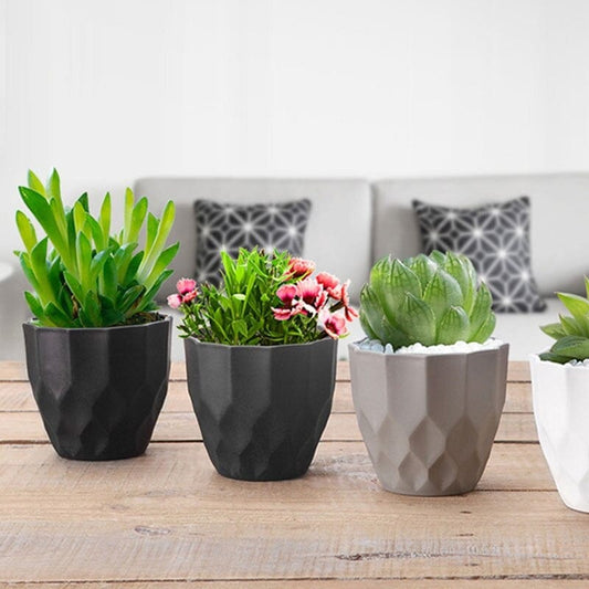 Petit Pot de Fleurs Arrondi