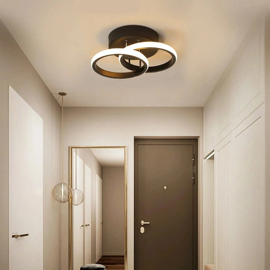 Plafonnier LED Design Circulaire Superposé