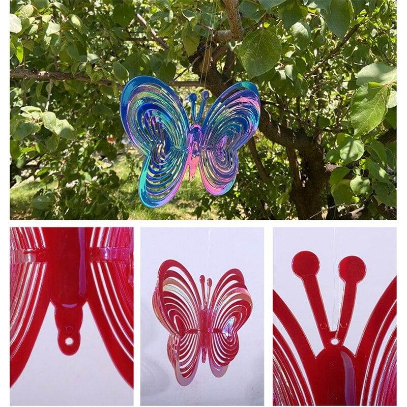 Papillon attrape-vent réfléchissant