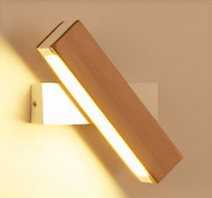 Applique murale Rotative en Bois Massif