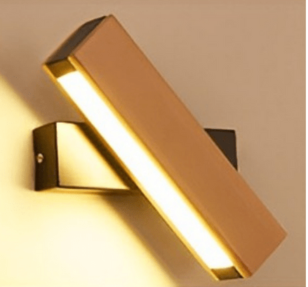 Applique murale Rotative en Bois Massif