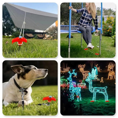 Piquets de Tente à Visser Ultra-Résistants