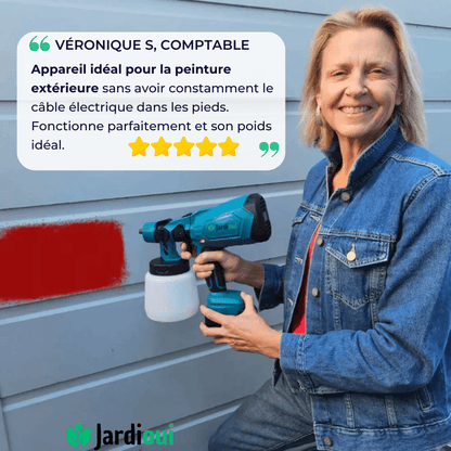 Pistolet à Peinture Électrique Sans Fil Portatif Magique (+Batterie Offerte)