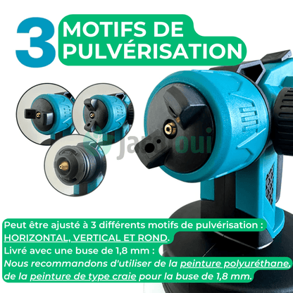 Pistolet à Peinture Électrique Sans Fil Portatif Magique (+Batterie Offerte)